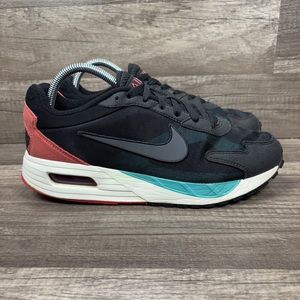 Nike Black and Teal Sneakers
